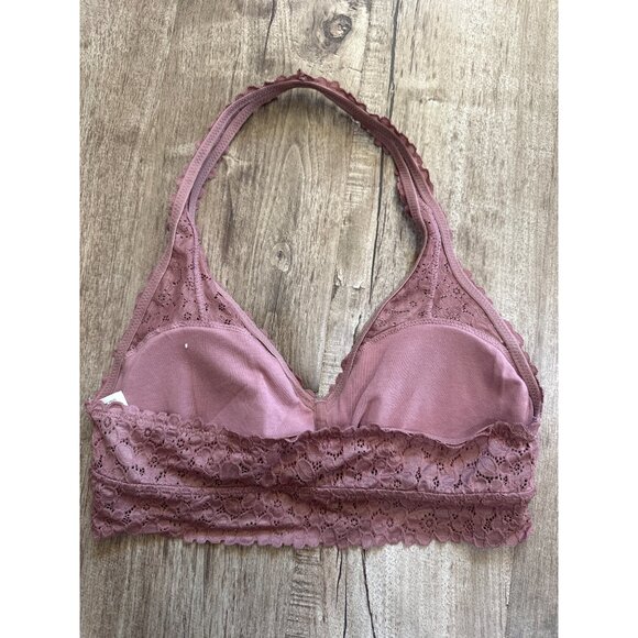Aerie Lace Halter Bralette - M NWT - Picture 2 of 3